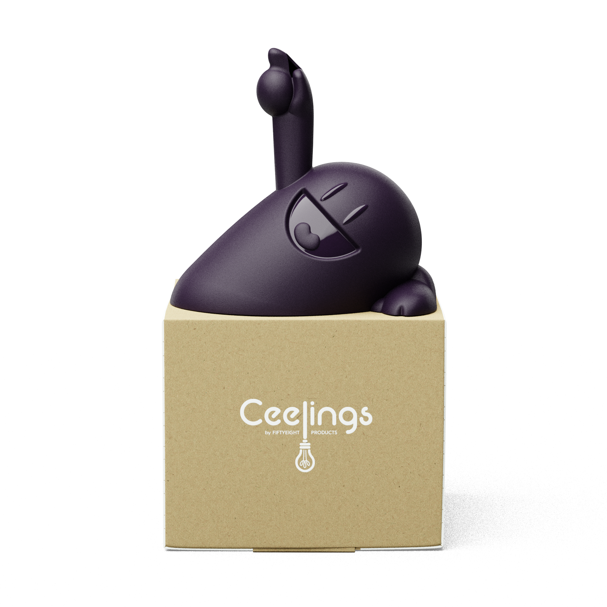 CEELINGS canopy for light fixture with fun Happy Hermann design. Home style for the ceiling. 100% Made in Germany by FIFTYEIGHT PRODUCTS according to social and environmental guidelines. Crafted from premium ABS plastic, includes assembly parts.