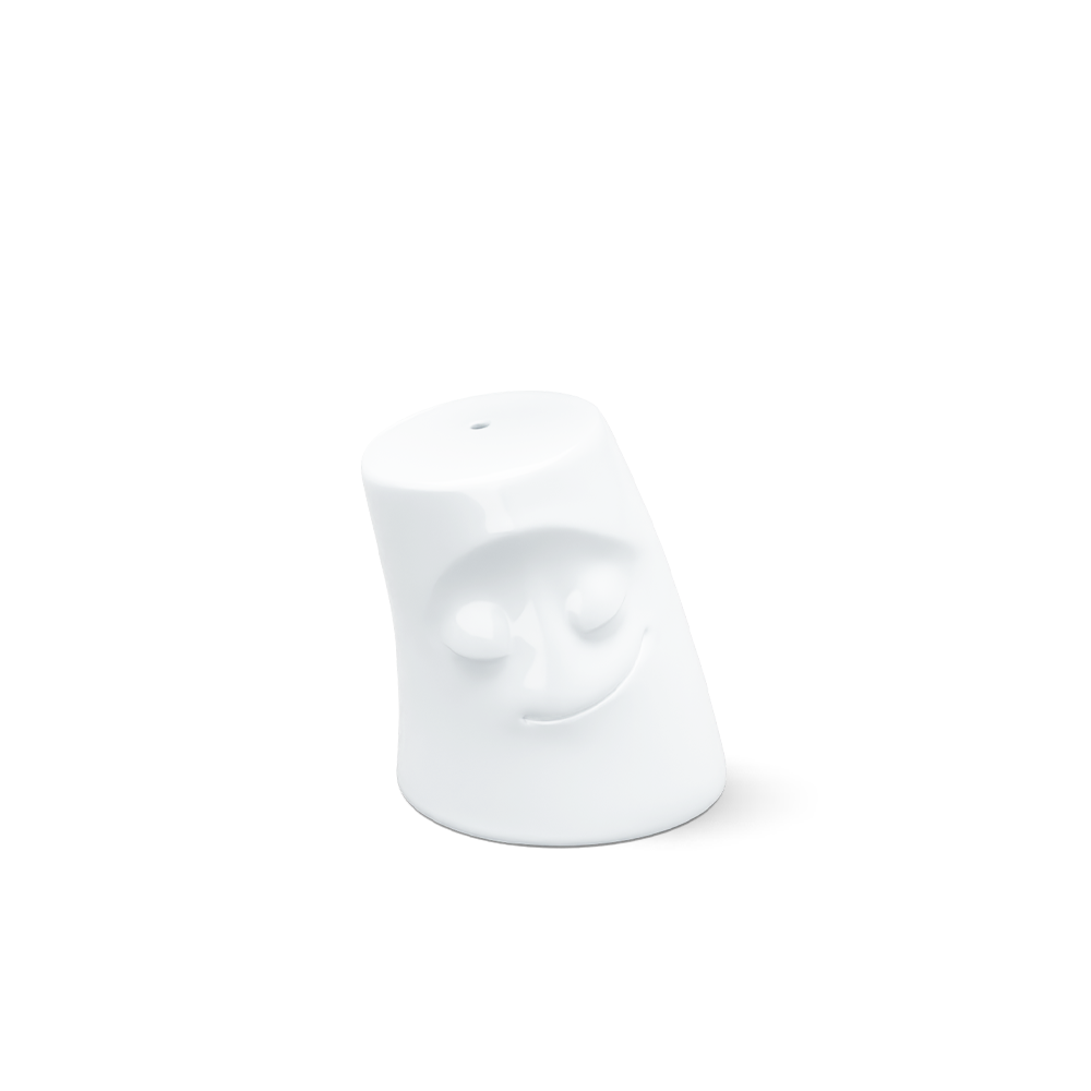 The seasoning cuddler is 2.9 inches tall with a 1.7 inch diameter. Our Seasoning Cuddler CUDDLY is for salt, and our Seasoning Cuddler COZY is for pepper. Made in Germany according to environmental and social guidelines.