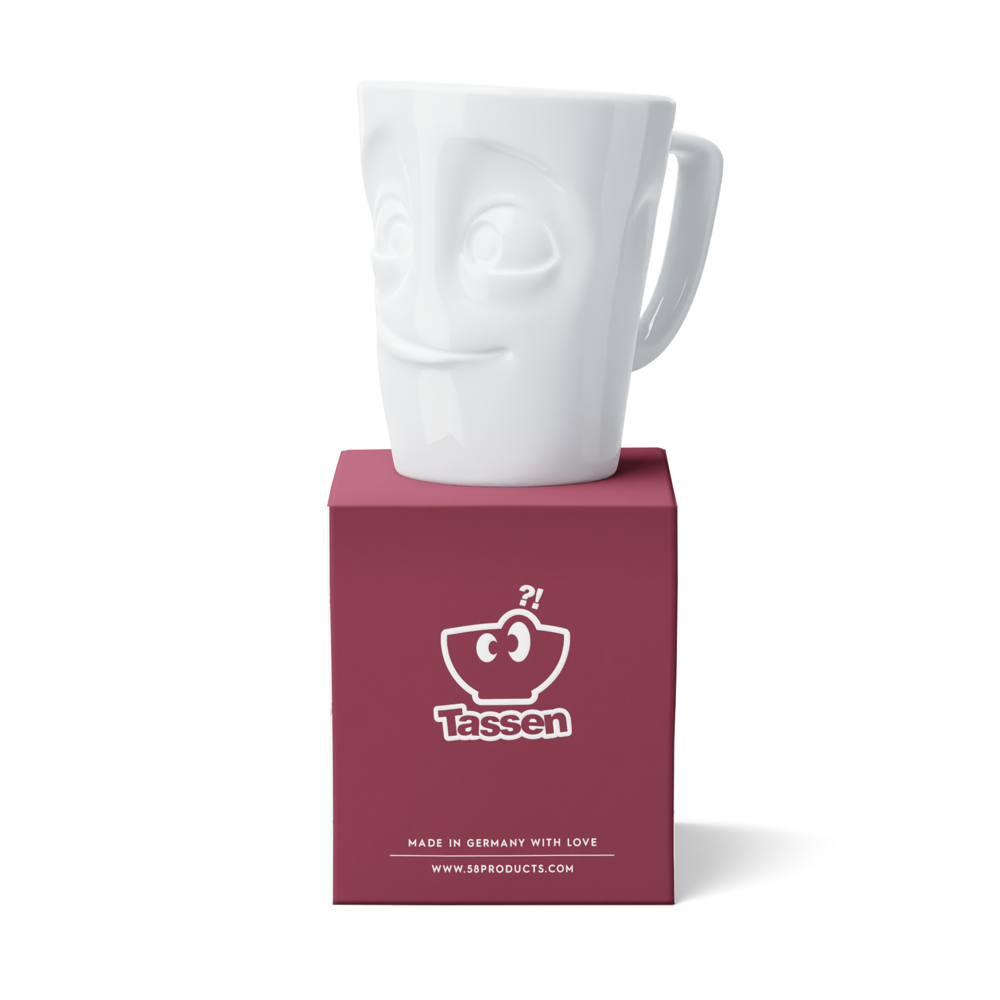 XL Coffee Mug with Handle, Ready Face