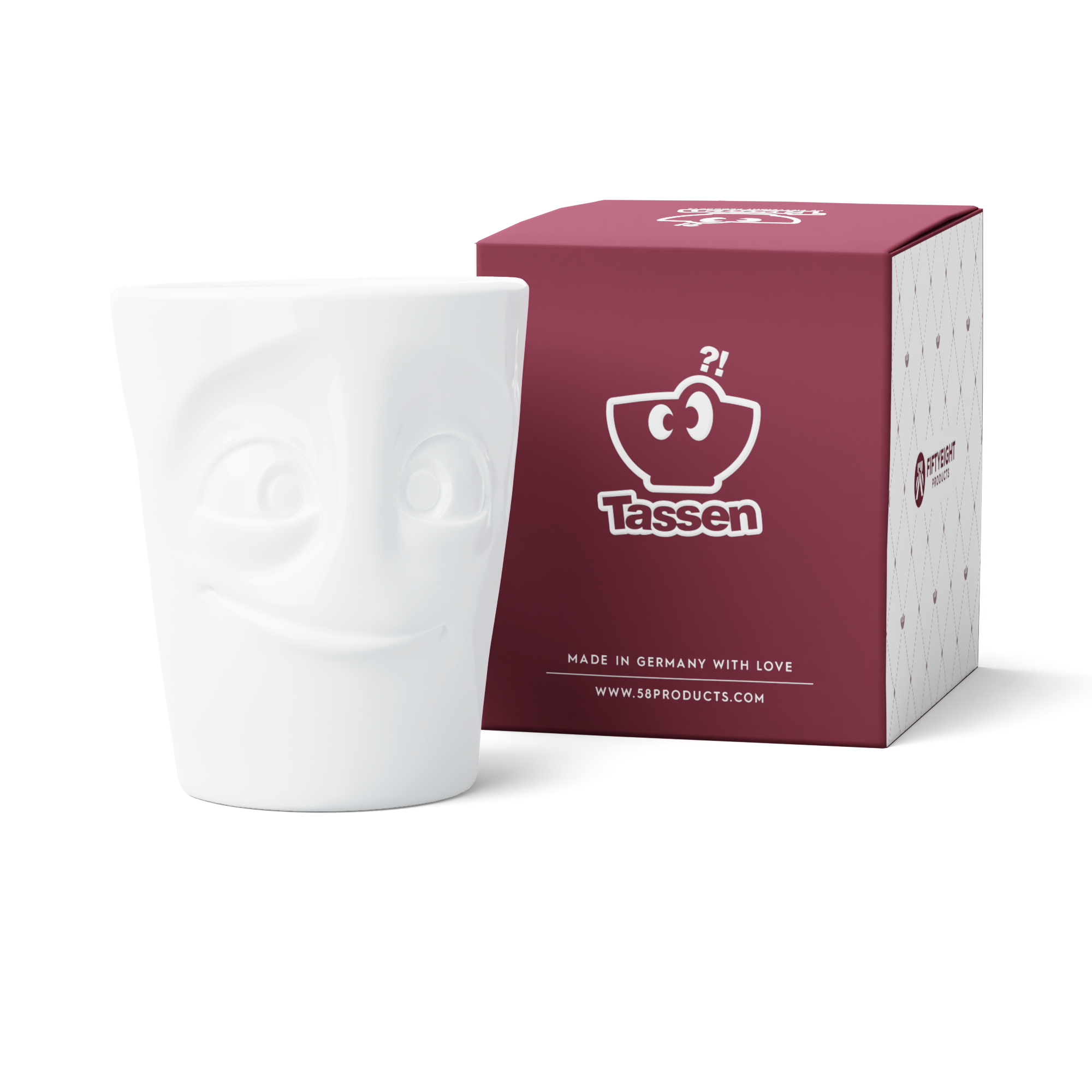 XL Coffee Mug with Handle, Ready Face