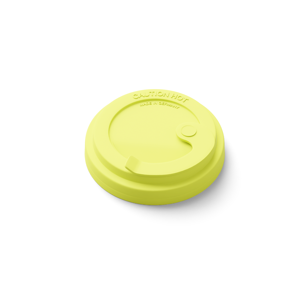 Replacement lid for the Mug to Go in lime color from the product family of fun dishware by FIFTYEIGHT Products. Can be combined with sleeve to change color scheme of mug.