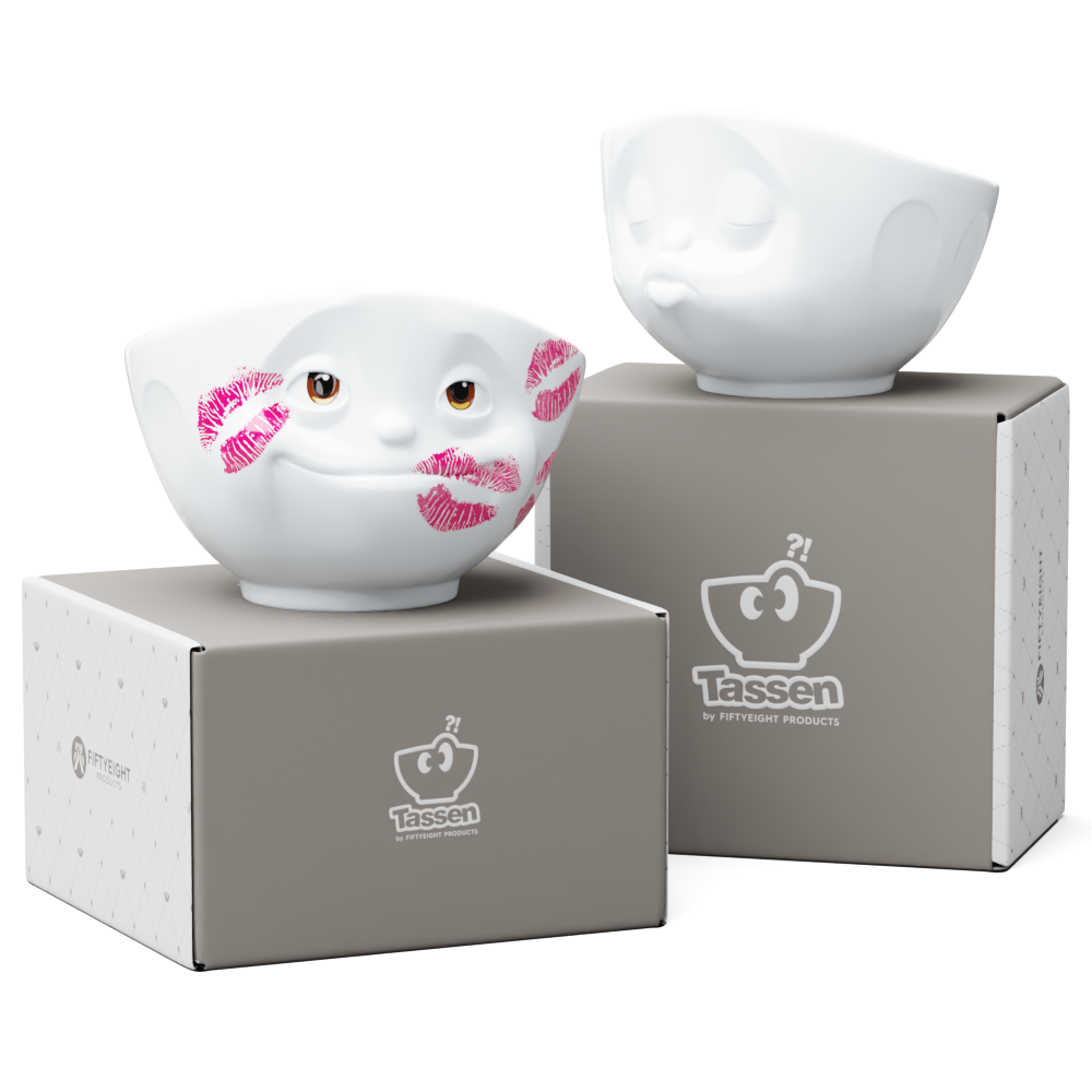 Our Lovebirds Bundle contains the 16 Oz. Bowl Kissing in white & 16 Oz. Bowl Kissed Movie Edition
Our bowls are perfect for crunchy cereals, warming soups, fresh salads, yummy pasta, colourful sweets and much more.
Bundle includes:
16 Oz. Bowl KISSING in White
16 Oz. Bowl KISSED Movie Edition