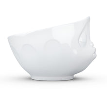 Load image into Gallery viewer, 16 ounce capacity porcelain bowl featuring a sculpted ‘kissing’ facial expression. From the TASSEN product family of fun dishware by FIFTYEIGHT Products. Quality bowl perfect for serving cereal, soup, snacks and much more.
