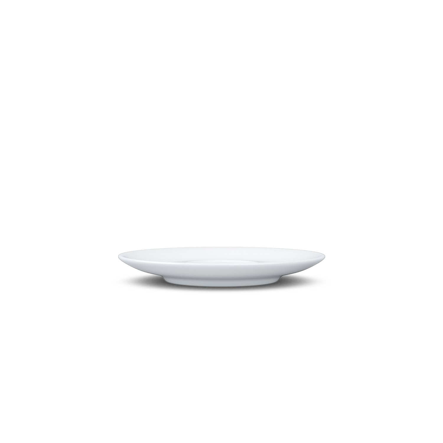Premium porcelain saucer for coffee cups in white from the TASSEN product family of fun dishware by FIFTYEIGHT Products. Replacement saucer for our Espresso Cups. Single saucer. Dishwasher and microwave safe saucer with FIFTYEIGHT logo details.