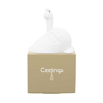 CEELINGS canopy for light fixture with fun Happy Hermann design. Home style for the ceiling. 100% Made in Germany by FIFTYEIGHT PRODUCTS according to social and environmental guidelines. Crafted from premium ABS plastic, includes assembly parts.