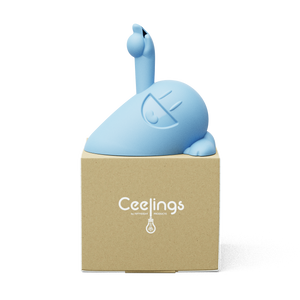CEELINGS Light Fixture Canopy Happy Hermann, Pastel Blue