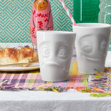 Load image into Gallery viewer, Coffee Mug with Handle, Baffled Face
