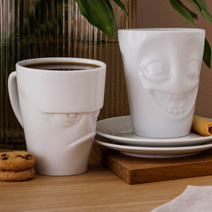 Coffee Mug with Handle, Joking Face