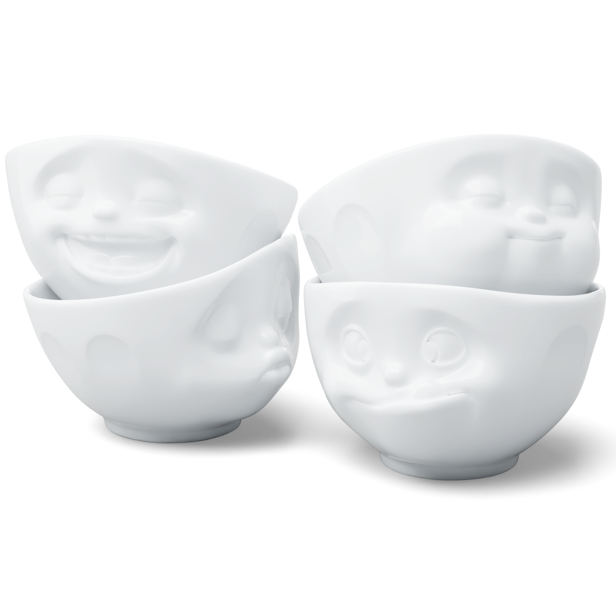 4 Bowls 16 Oz. Bundle (Laughing, Tasty, Munching & Kissing)