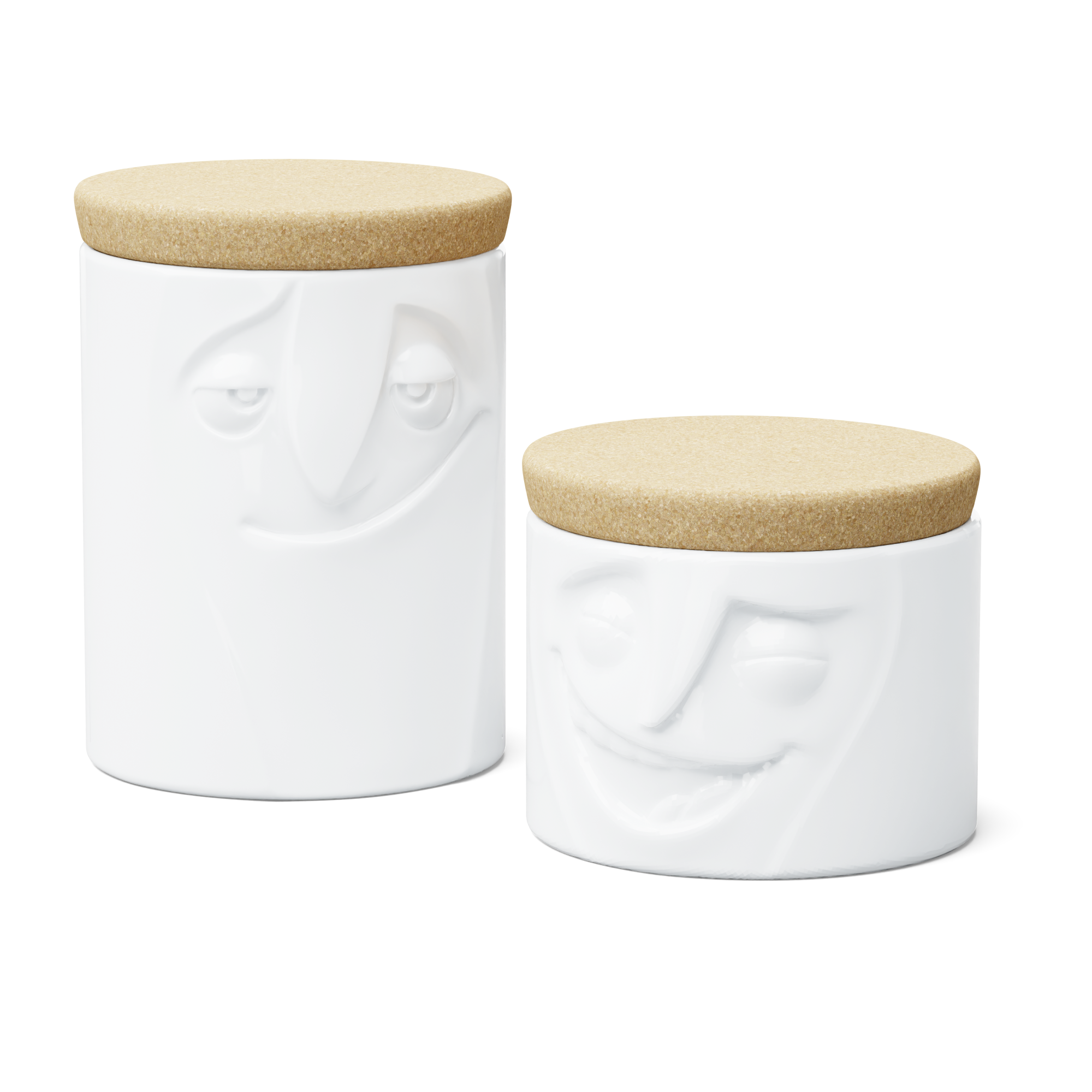 2 Storage Jars Bundle (Cheerful & Charming)