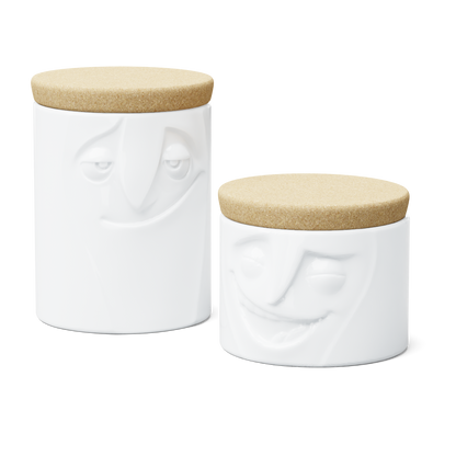 2 Storage Jars Bundle (Cheerful & Charming)