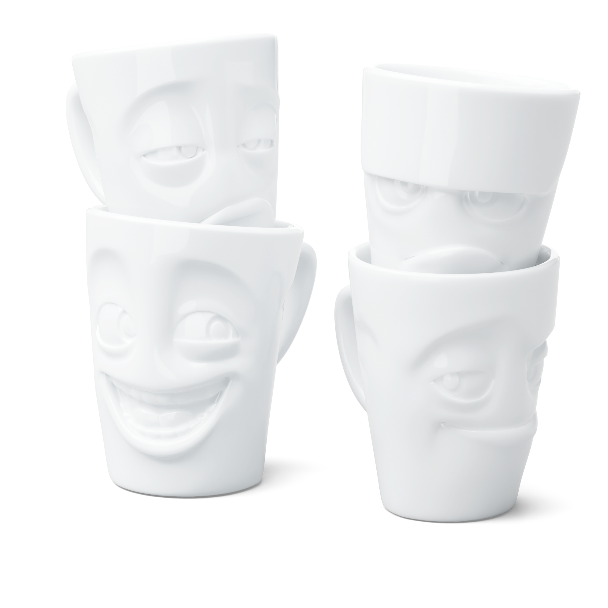 4 Coffee Mugs Bundle (Grumpy, Snoozy, Joking & Impish)