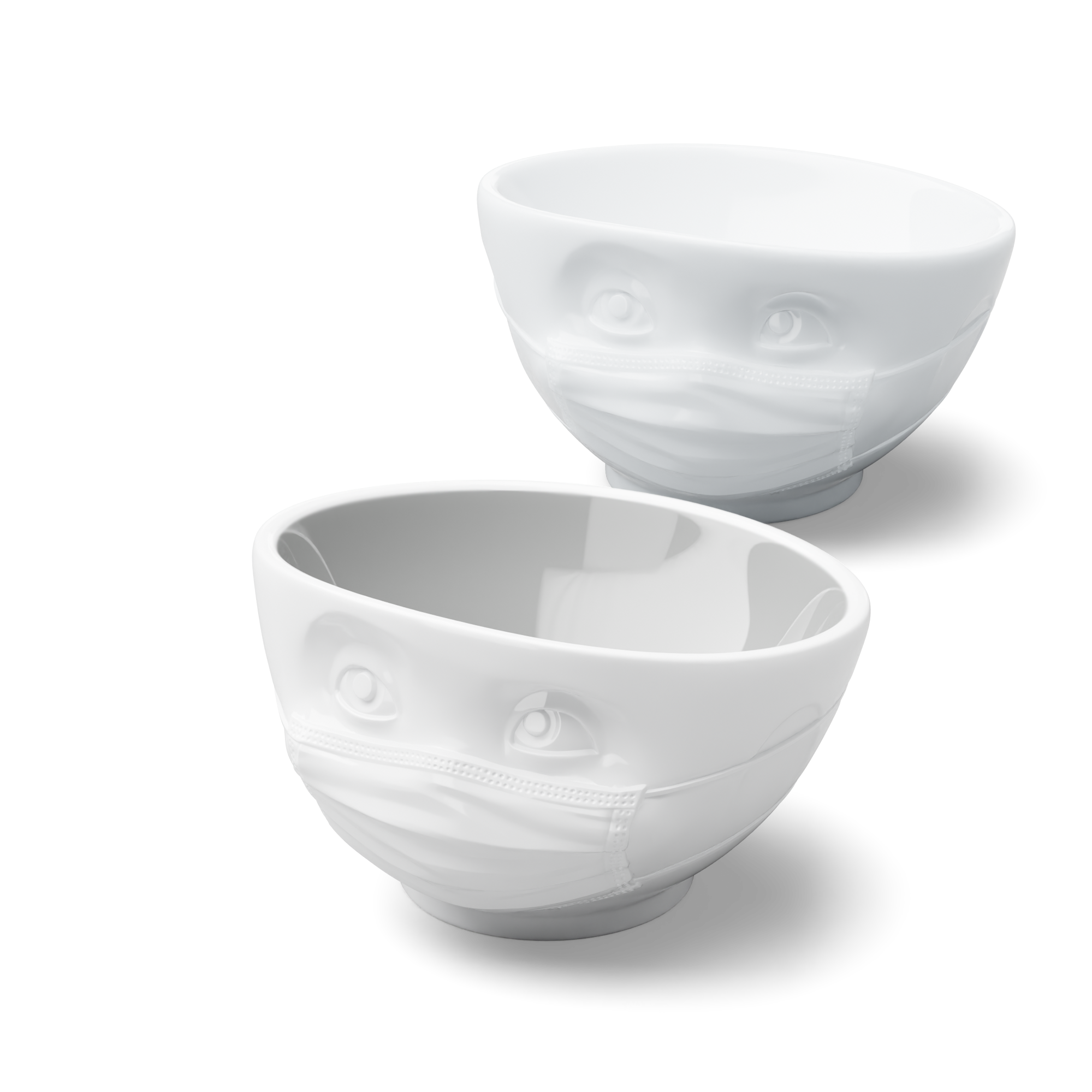 2 Hopeful 16 Oz. Bowls Bundle (White & Color Inside)