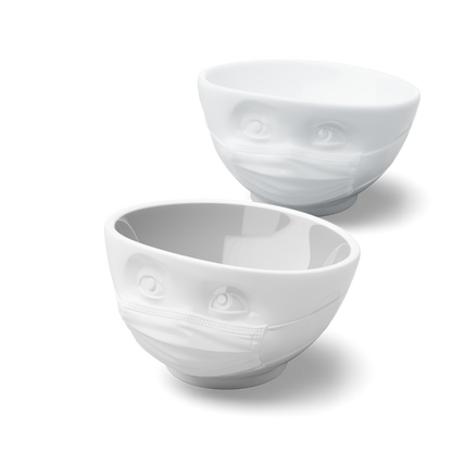 2 Hopeful 16 Oz. Bowls Bundle (White & Color Inside)