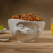 Load image into Gallery viewer, 16 Oz. Bowl, Grinning Face, White
