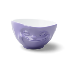 Load image into Gallery viewer, 16 Oz. Bowl, Grinning Face, Purple
