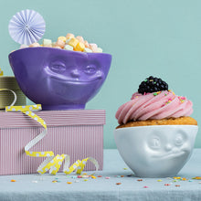 Load image into Gallery viewer, 16 Oz. Bowl, Grinning Face, Purple
