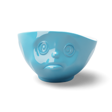 Load image into Gallery viewer, 16 Oz. Bowl, Sulking Face, Blue
