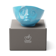 Load image into Gallery viewer, 16 Oz. Bowl, Sulking Face, Blue
