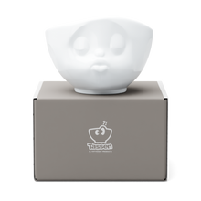 Load image into Gallery viewer, 16 Oz. Bowl, Kissing Face, White
