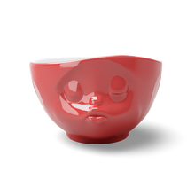 Load image into Gallery viewer, 16 Oz. Bowl, Kissing Face, Red
