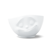 Load image into Gallery viewer, 16 Oz. Bowl, Happy Face, White
