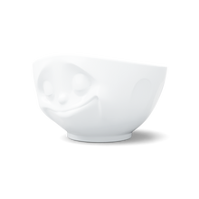 Load image into Gallery viewer, 16 Oz. Bowl, Happy Face, White
