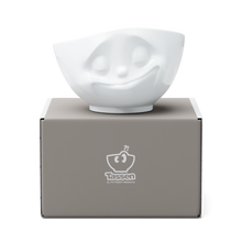 Load image into Gallery viewer, 16 Oz. Bowl, Happy Face, White
