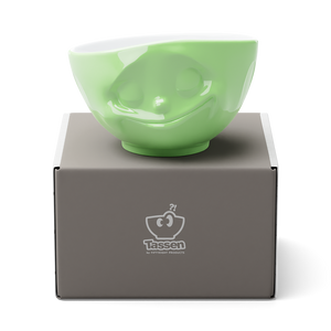 16 Oz. Bowl, Happy Face, Light Green