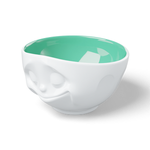 16 Oz. Bowl, Happy Face, Jade Color Inside