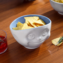 Load image into Gallery viewer, 16 Oz. Bowl, Dreamy Face, Ocean Color Inside
