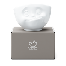 Load image into Gallery viewer, 16 Oz. Bowl, Tasty Face, White
