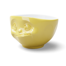 Load image into Gallery viewer, 16 Oz. Bowl, Tasty Face, Yellow
