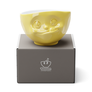 16 Oz. Bowl, Tasty Face, Yellow