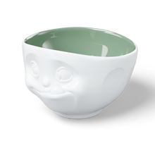 Load image into Gallery viewer, 16 Oz. Bowl, Tasty Face, Pine Color Inside
