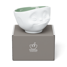 Load image into Gallery viewer, 16 Oz. Bowl, Tasty Face, Pine Color Inside
