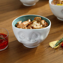 Load image into Gallery viewer, 16 Oz. Bowl, Tasty Face, Pine Color Inside
