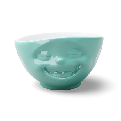 16 Oz. Bowl, Laughing Face, Mint