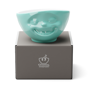 16 Oz. Bowl, Laughing Face, Mint