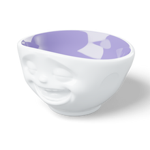 Load image into Gallery viewer, 16 Oz. Bowl, Laughing Face, Lavender Color Inside
