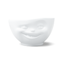 Load image into Gallery viewer, 16 Oz. Bowl, Winking Face, White
