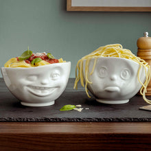 Load image into Gallery viewer, 16 Oz. Bowl, Winking Face, White
