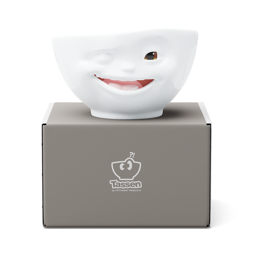 16 Oz. Bowl, Winking Face, Movie Edition
