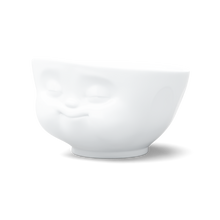 Load image into Gallery viewer, 16 Oz. Bowl, Munching Face, White

