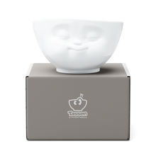 Load image into Gallery viewer, 16 Oz. Bowl, Munching Face, White
