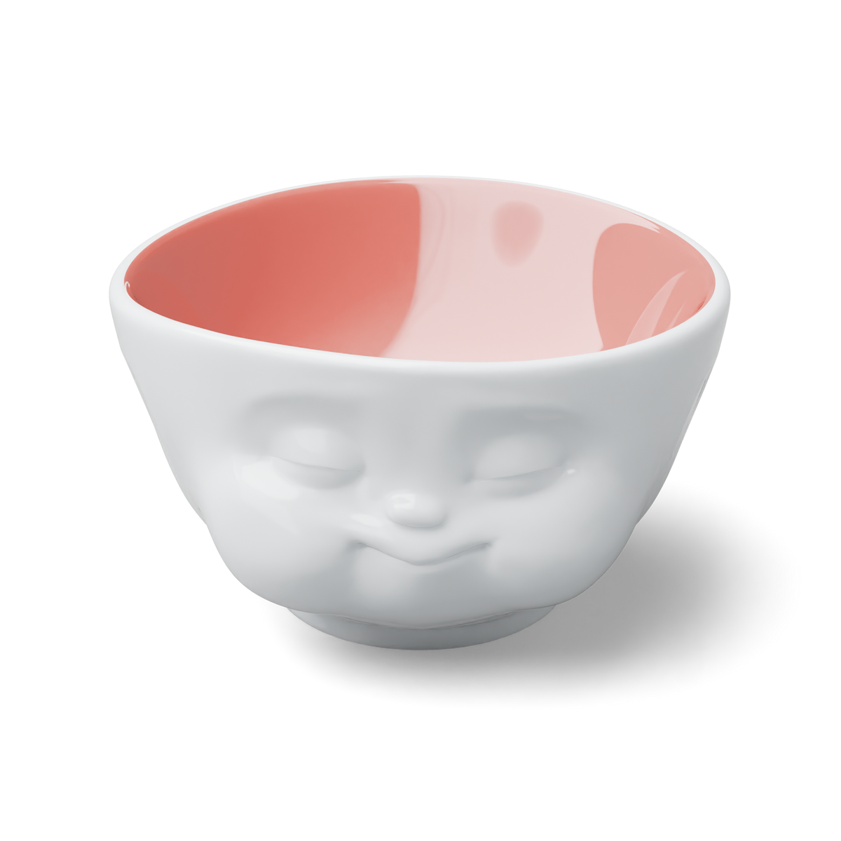 16 Oz. Bowl, Munching Face, Peach Color Inside – FIFTYEIGHT Products