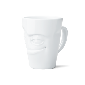 Coffee Mug with Handle, Impish Face
