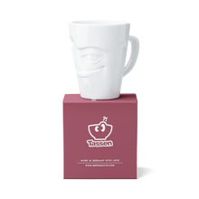 Load image into Gallery viewer, Coffee Mug with Handle, Impish Face
