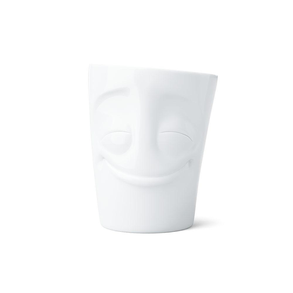Coffee Mug with Handle, Cheery Face