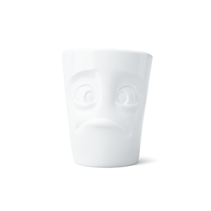 Coffee Mug with Handle, Baffled Face
